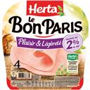 Herta Le Bon Paris - Jambon Plaisir & Légèreté la barquette de 4 tranches - 140 g