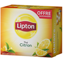 Lipton thé citron x50 -80g offre saisonière