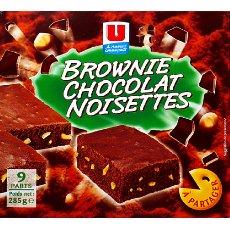 Brownies chocolat-noisettes U, 285g