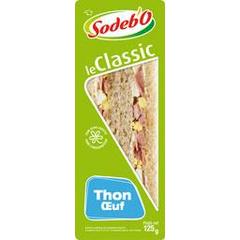 Sandwich thon œuf Sodebo