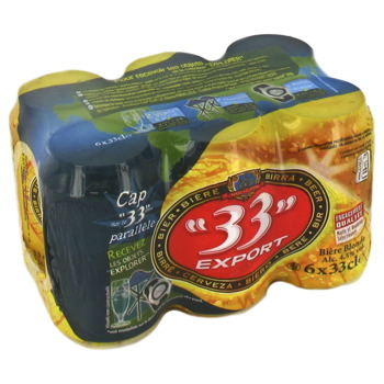 33 Export pack 6x33 cl boite