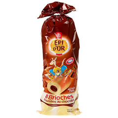 Brioche fourrée Epi d'Or Chocolat x8 310g