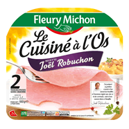 FLEURY MICHON : Cuisiné à l'os - Jambon blanc sans couenne