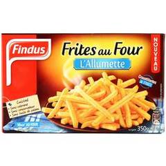 Frites au four allumettes FINDUS, 350g