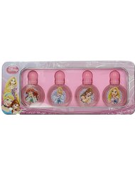 Junior Elf Fairytale Princess - Disney Coffret Eau de Toilette Motif Belle Cendrillon Jasmine Ariel 4 x 9 ml