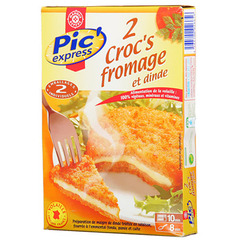 Croc fromage poulet Pic'express 2x100g