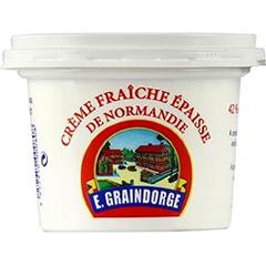 E. Graindorge, Crème fraîche épaisse de Normandie, le pot de 20 cl