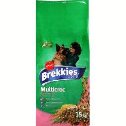 Brekkies excel, Croquettes multicroc agneau et riz pour chien, le sac de 15kg