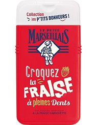 Le Petit Marseillais Gel Douche Hydratant à Fraise Gariguette 250 ml - Lot de 3