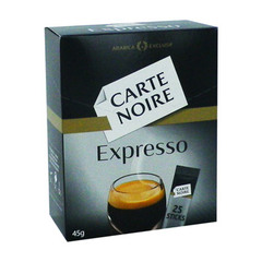 Expresso - Café soluble en stick - 25 sticks Arabica. S'emmène partout !