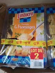 Lustucru ravioli 4 fromages x2