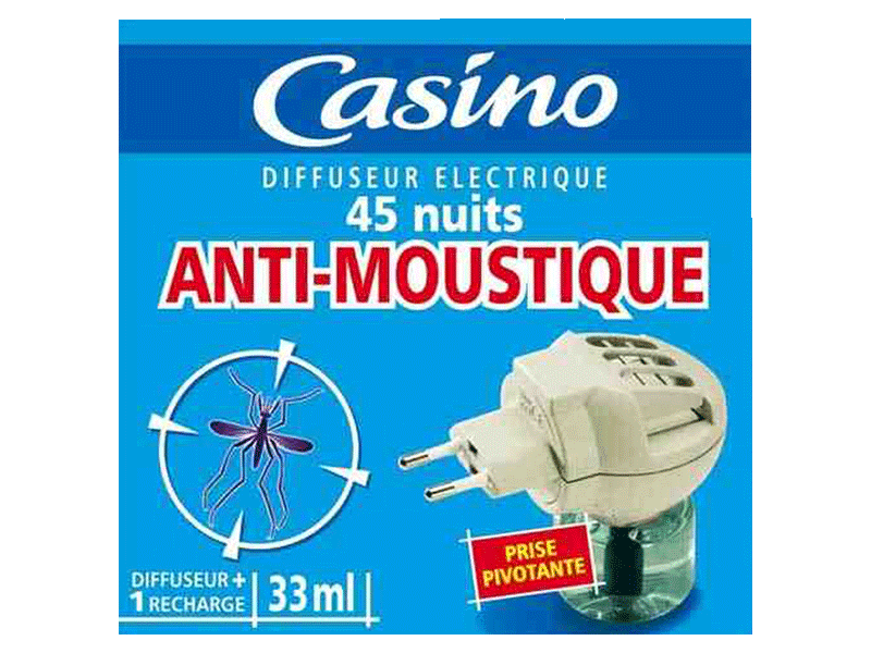 Diffuseur + recharge anti-moustiques 45 nuits