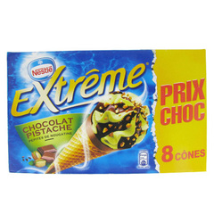 Cone Nestle Extreme chocolat Pistache x8 960ml 