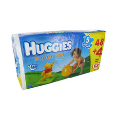 Couches Huggies Superdry T5 11/19KG Jumbo x48 + 4