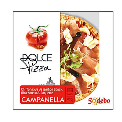 Pizza a l'italienne Campanella SODEBO, 350g