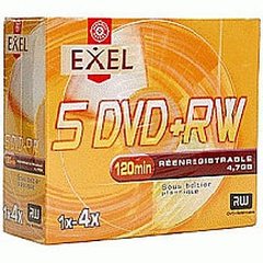 DVD + RW Exel x5