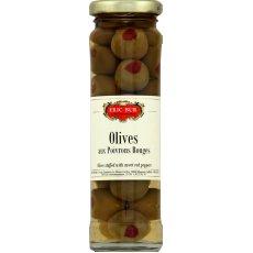 Olives farcies aux poivrons rouges Eric Bur, 85g