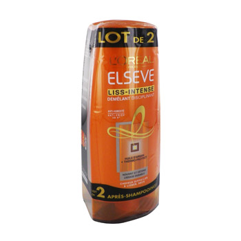 Elseve apres-shampooing liss intense 2x200ml