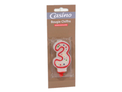 Bougie anniversaire Casino Famili numero 3