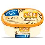 Creme glacee vanille de madagascar CARTE D'OR, 1,5l