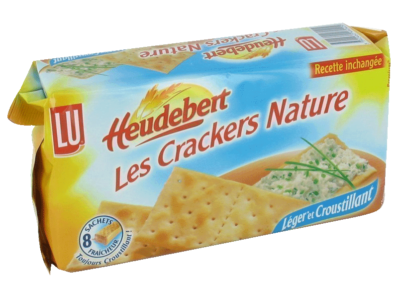 Heudebert crackers de table nature 1 x 250g
