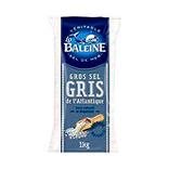 Gros sel gris de Guérande LA BALEINE sachet poly 1kg