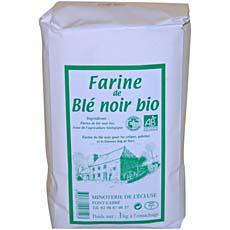 Farine de ble noir bio Moulin de l'Ecluse, 1kg
