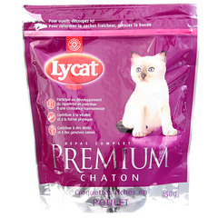 Croquettes chats Premium Lycat Chatons 450g