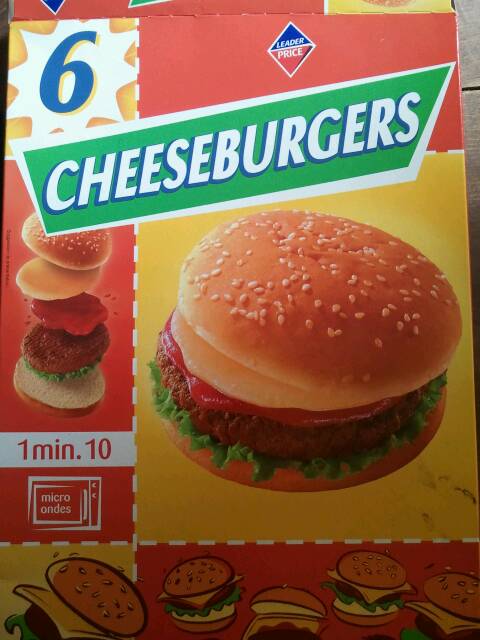 Cheeseburger x6 750g