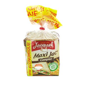 Jacquet Maxi Jac' pain de mie complet 550g eco