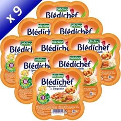 BLEDINA-BLEDICHEF Légumes et Volaille Basquaise 9x260g