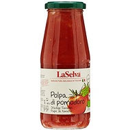 LaSelva Pulpe de Tomates avec Morceaux Bio 425 g