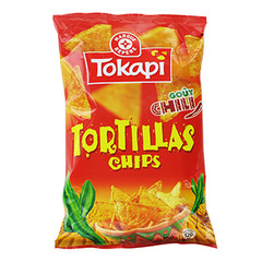 Tortillas chips Tokapi chili 150g