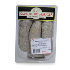 Andouillettes tradition Saveurs des Mauges, 3 pieces, 390g