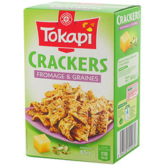 Biscuits Tokapi Crakers fromage 65g