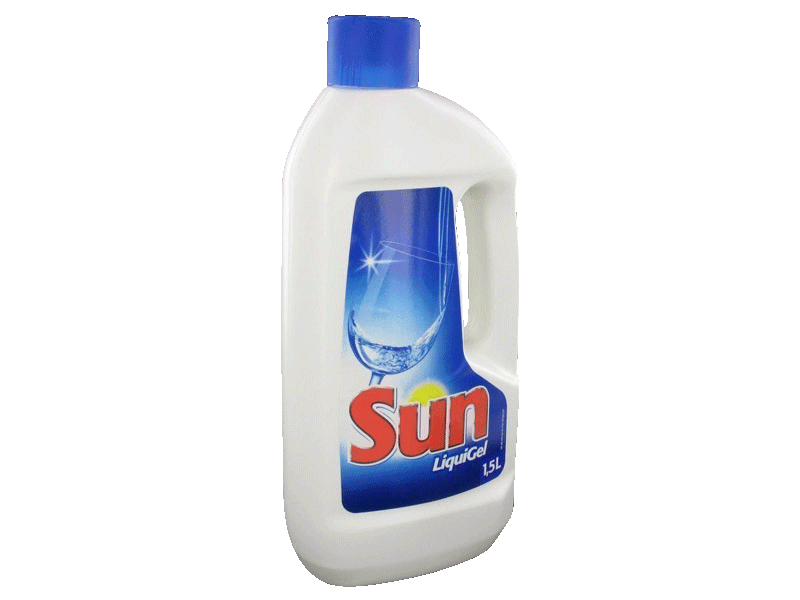 Sun, Liquigel, liquide de lavage pour lave-vaisselle, la bouteille de 1.5 l