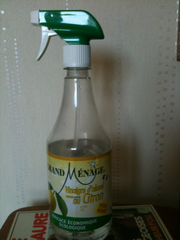 Grand ménage Vinaigre d'alcool aromatisé au citron le spray de 750 ml