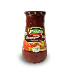 Sauce tomate aux champignons des bois, aux bolets et cepes, le bocal de 425g