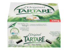 Tartare Fromage l'Original ail & fines herbes la boite de 150 g