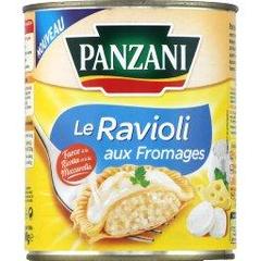 Panzani, Le Ravioli aux fromages, la boite de 800g