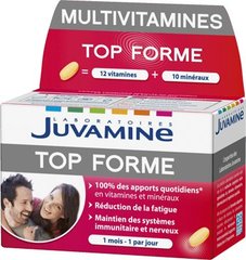 Multivitamines top forme JUVAMINE, 30 comprimés