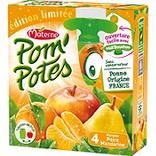 Pom'Potes pomme/poire/mandarine MATERNE 4x90g édition limitée
