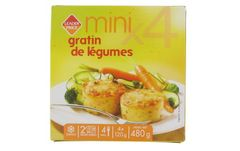 Mini-gratin 4 légumes 4x120g