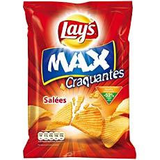 Chips maxi-craquantes salees Lay's, sachet de 135g