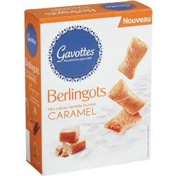 Gavottes, Mini crêpes dentelle Berlingots fourrées caramel, la boite de 60 g