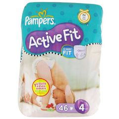 Pampers active fit geant maxi taille 4 7-18kg x46