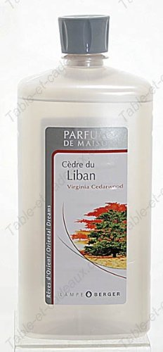Lampe Berger 116021 Parfums de Maison Cèdre du Liban pour Lampe à Parfum 1 L