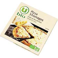 Pizza 3 fromages U BIO, 360g
