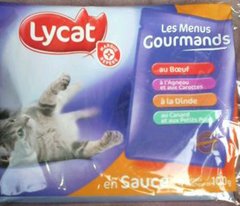 Sachet repas chats Lycat Viande en sauces - 4x100g