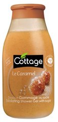 Cottage - Douche Gommage au Sucre - Le Caramel - 250 ml - Lot de 3